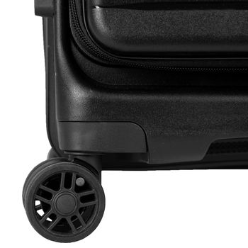 Mala de Viagem Média em Polipropileno PP Duo - Preto Preto