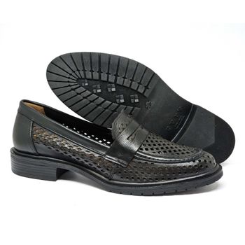 Sapato Kate Couro Preto Lustro - KAT056 34