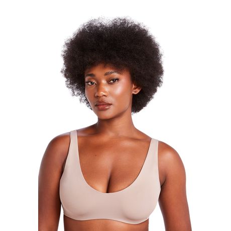 Sutiã Decote V Sem Bojo Com Aro Basic Beauty Microfibra Bege Claro