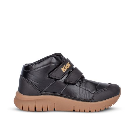 Tênis Kidy Ultra Flex Casual Preto e Crepe