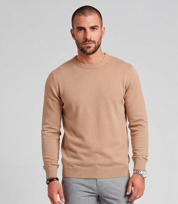 Suéter Masculino Tricot Diametro Marrom GG / Marrom