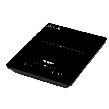 Cooktop de Indução 1 Boca Brinox Touch Screen 127V Preto