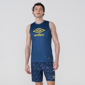 Regata Masculina Umbro Futevôlei Graphic C Sem Manga Branco