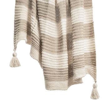 MANTA CAFUNE 140 x 200 CM NTGA HOME STYLE 200 x 140 cm / BEGE