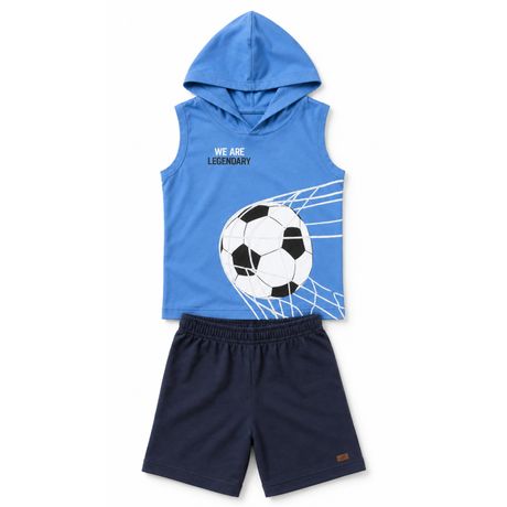Conjunto Infantil Menino Regata Meia Malha Bermuda Moletinho Rosa Azul Kids