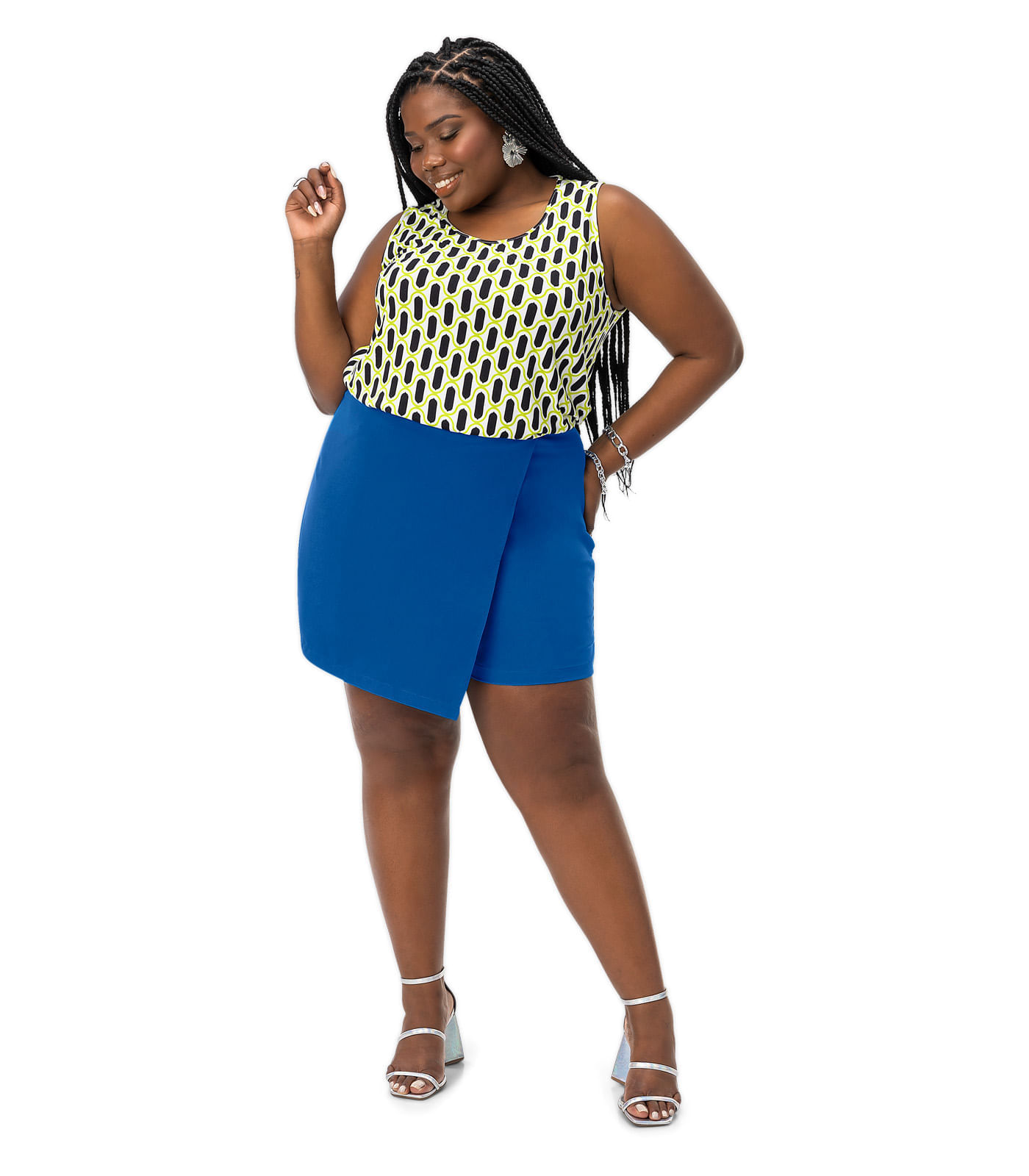 Regata Plus Size Em Viscotorcion Secret Glam Verde Privalia