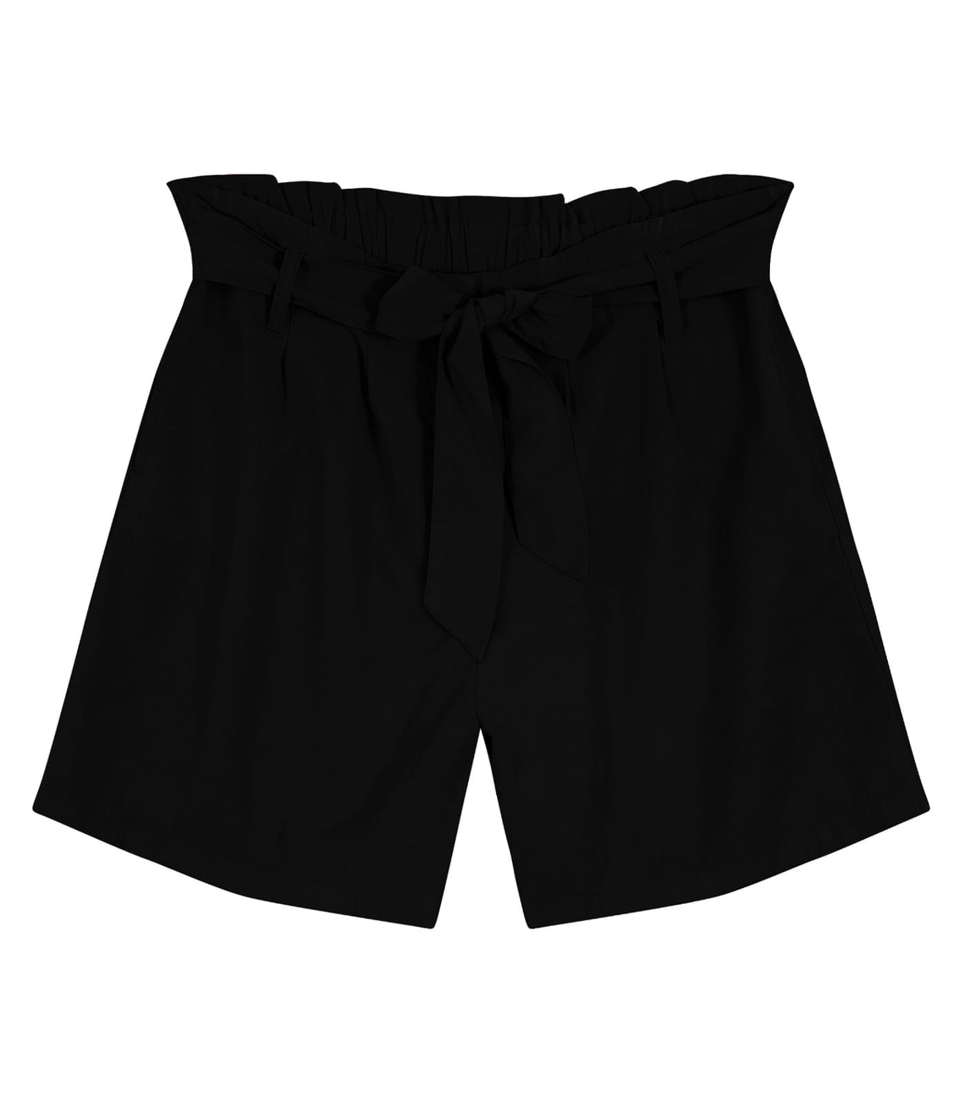 Shorts Feminino Em Sarja Endless Preto