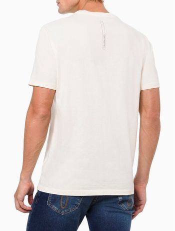 Camiseta Masculina Manga Curta Calvin Klein Jeans - Off White PP