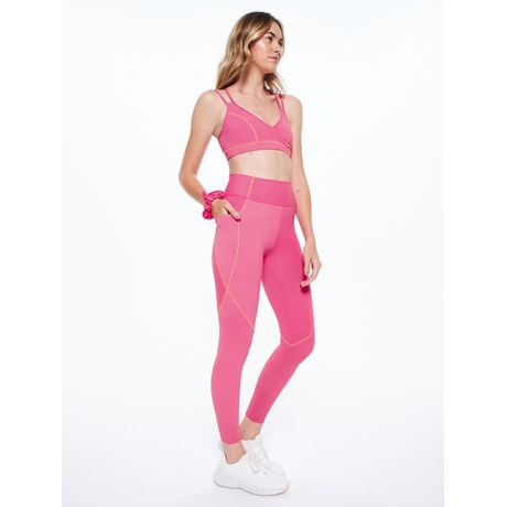 Legging Lisa Com Recortes Step Azul Escuro