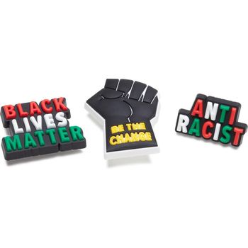 Jibbitz blm pack com 3 unidades unico unico Un / Unico