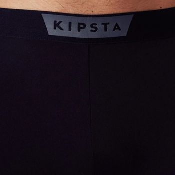 Calça Térmica Masculina de Futebol Adulto Keepconfort 100 Kipsta P / Preto