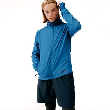 Jaqueta Corta-Vento de Corrida Masculino Kalenji Azul G / Azul