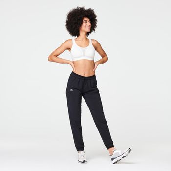 Calça Feminina de Corrida Run Dry Kalenji P / Preto