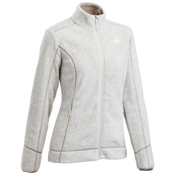 Blusa Fleece Feminina com Ziper MH120 PP / Cinza