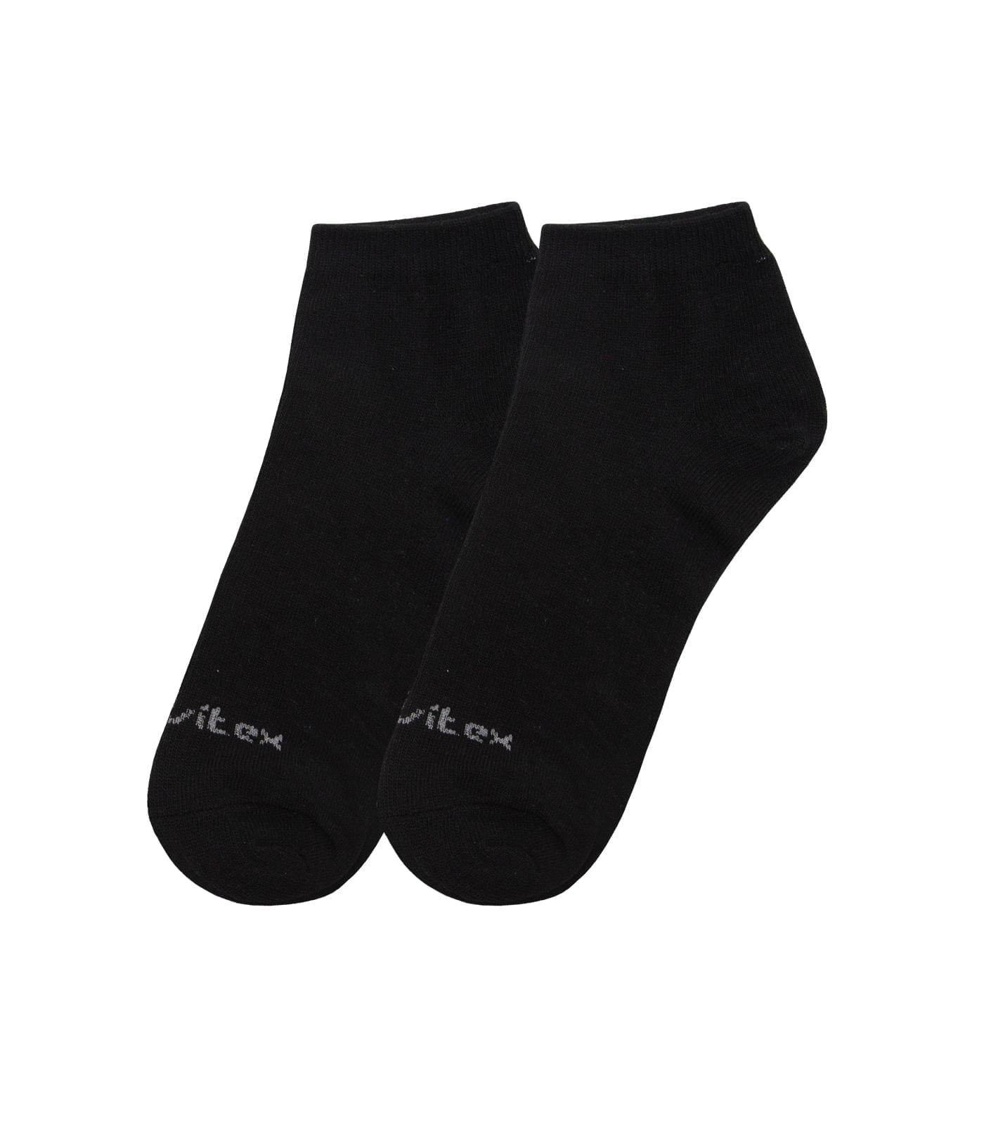 Meia Feminina Sport Kit Com 2 Pares Rovitex Preto