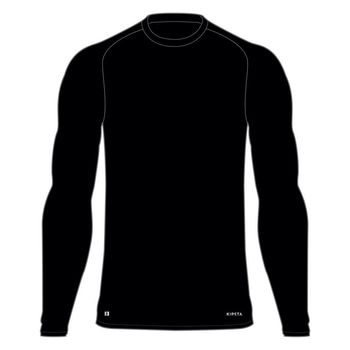 Camiseta Térmica Adulto Keepcomfort 100 Kipsta P / Preto