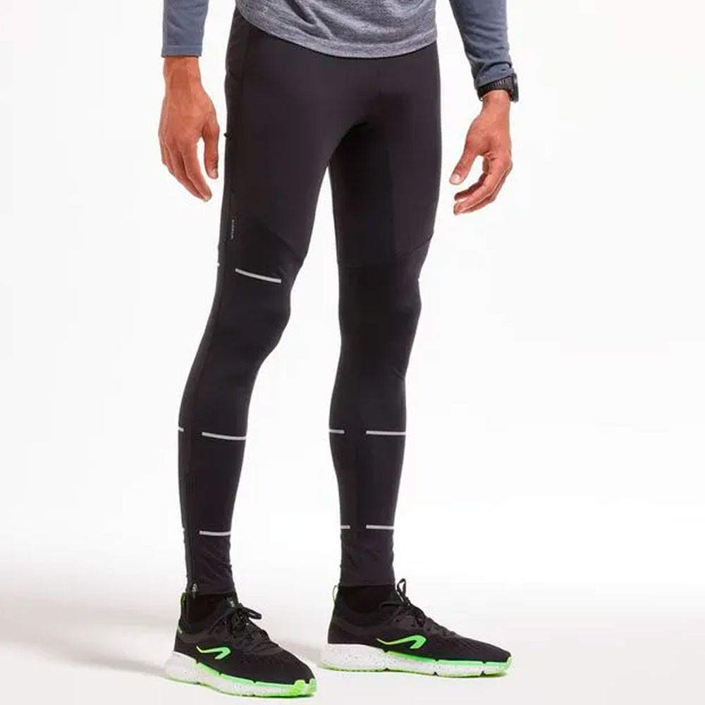 Calça Justa Masculino de Corrida Kiprun Dry 500 Poliamida - Privalia