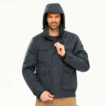 Jaqueta Impermeável Caminhada Masculino SH100 X-WARM -10 C G / Preto