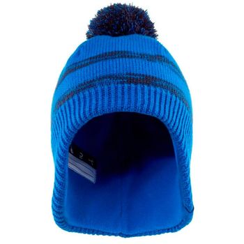 Gorro Infantil de Ski Flap Único / Azul