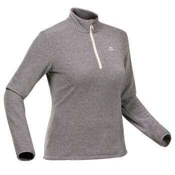 Blusa Fleece Feminina MH100 Cinza P / Cinza