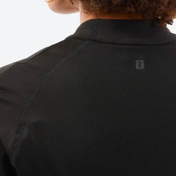Camisa Térmica Feminina de Ski e Snowboard Ecodesign Wedze P / Preto
