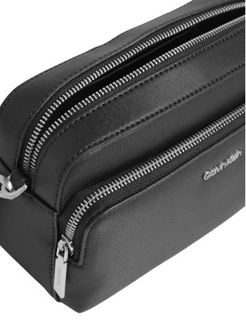Bolsa Transversal Com Alça Larga Logo u - Preto U