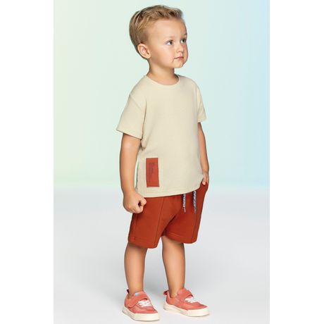 Conjunto Primeiros Passos Menino Colorittá Bege