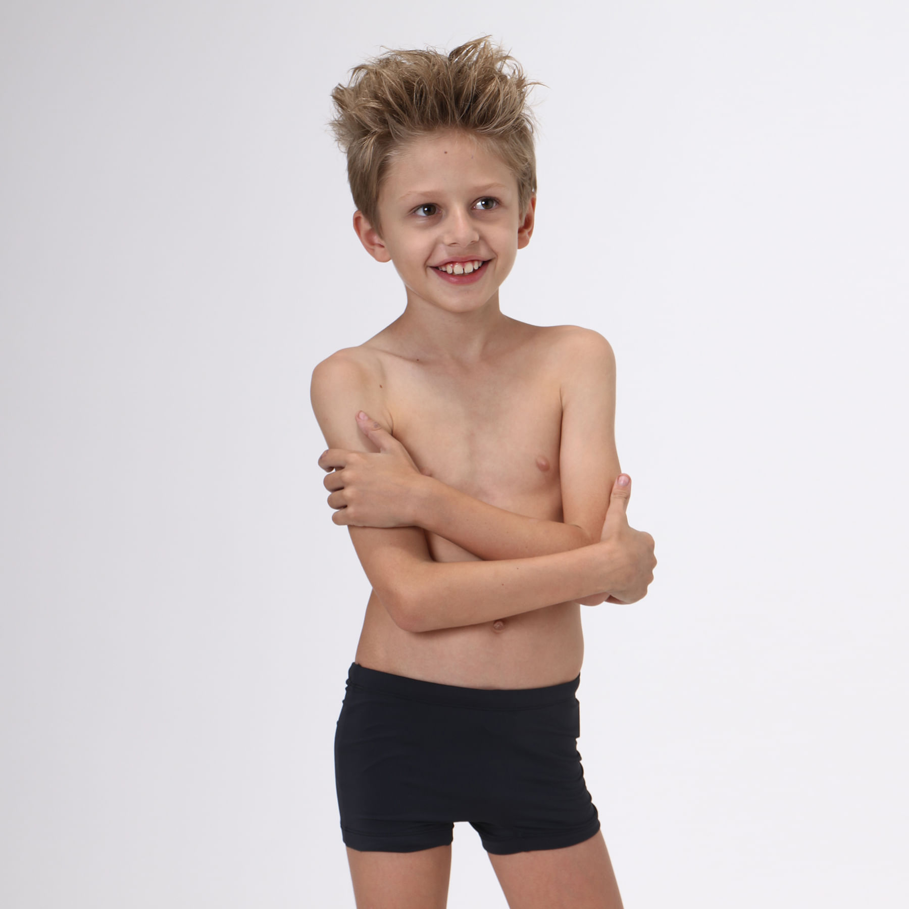 Sunga UV com Proteção Solar Infantil Preto