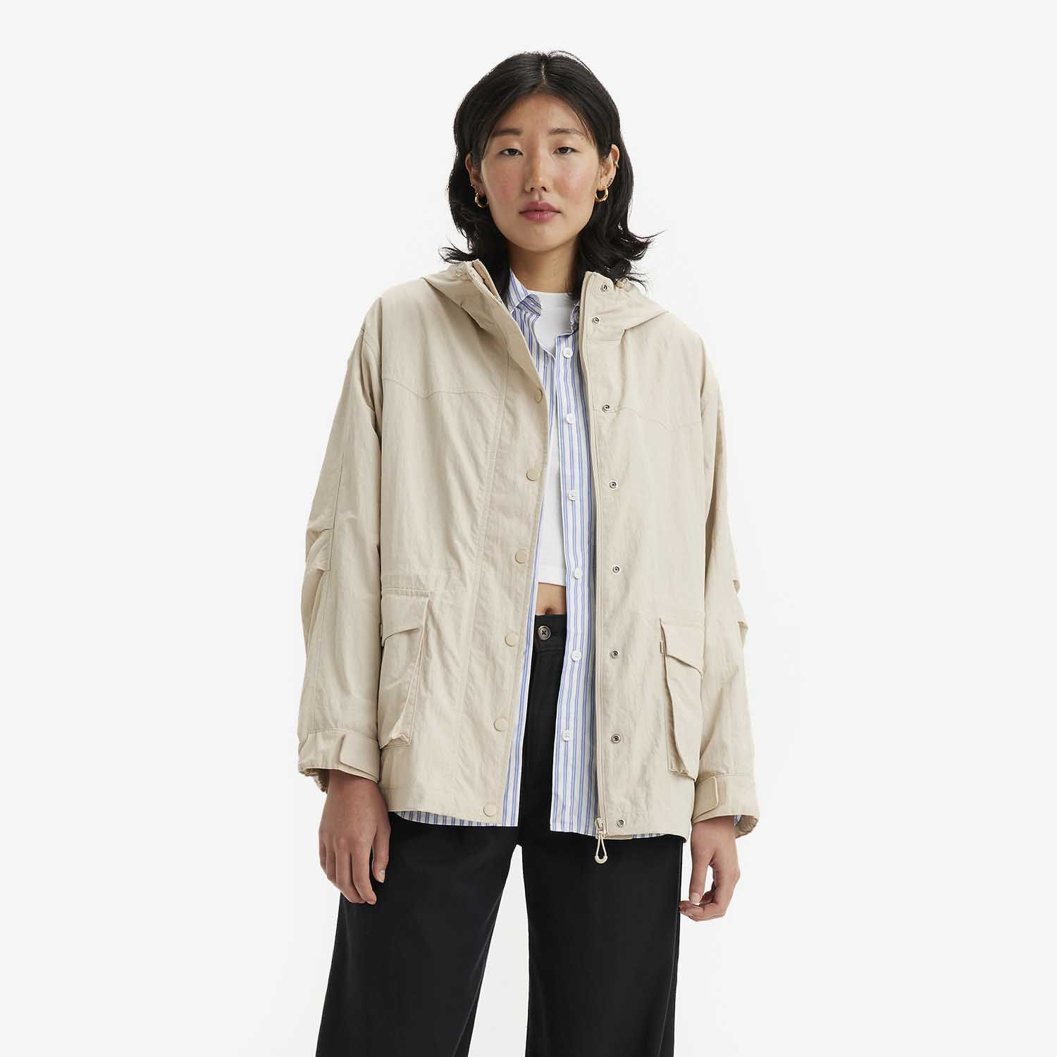 Jaqueta Levi's® Melina Rain Jacket Bege