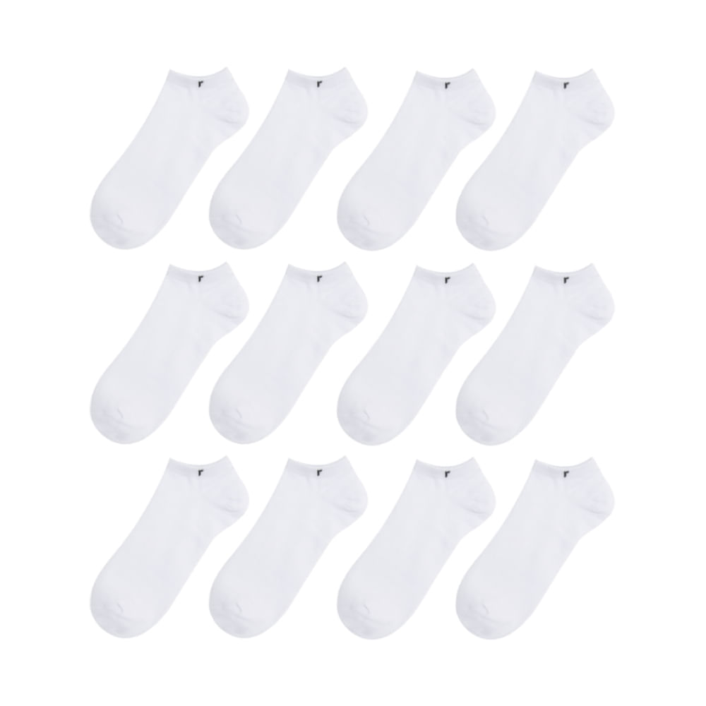 Kit 12 Pares Meias Feminina Rovitex Soquete 33/38