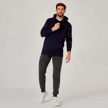 Calça Masculina de Ginástica Cinza 500 Domyos 3G / Cinza