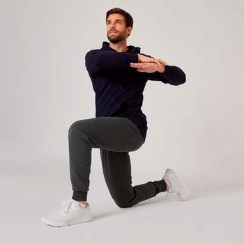 Calça Masculina de Ginástica Cinza 500 Domyos 3G / Cinza