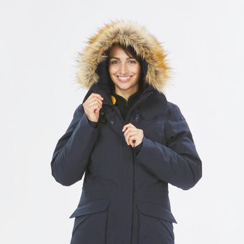 Parka Feminina de Trilha SH500 Ultra-Warm Quechua GG / Azul