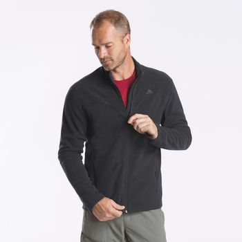 Blusa Fleece Masculina de Trilha MH120 Quechua P / Preto