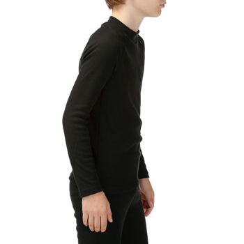 Blusa Segunda Pele Infantil Simple Warm 10 ANOS / Preto