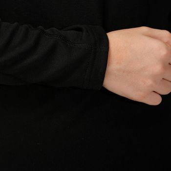 Blusa Segunda Pele Infantil Simple Warm 10 ANOS / Preto