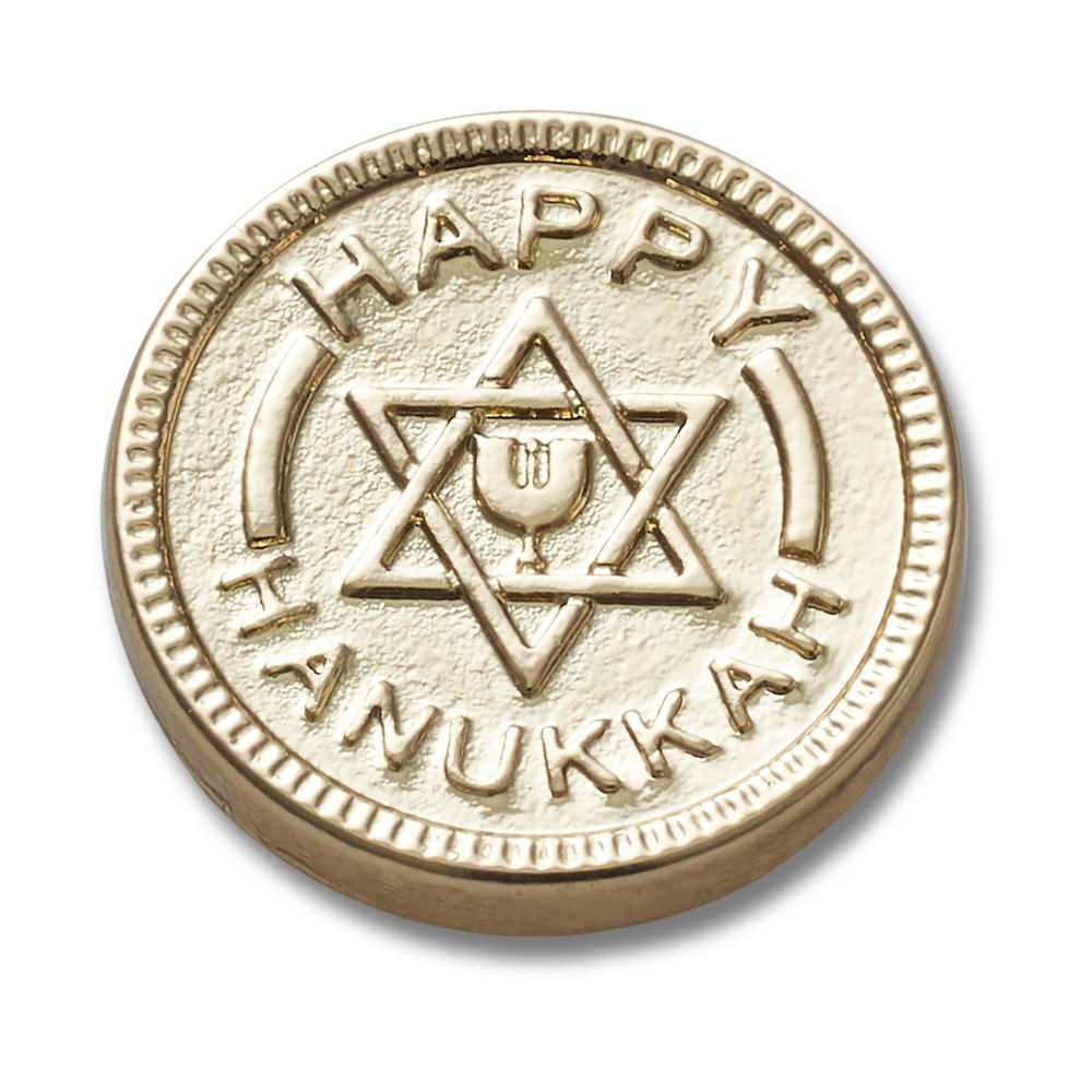 Jibbitz estrela de ouro hanukkah unico