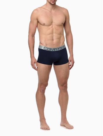 Cueca Masculina Low Rise Trunk Cotton Icon Calvin Klein Underwear - Marinho M