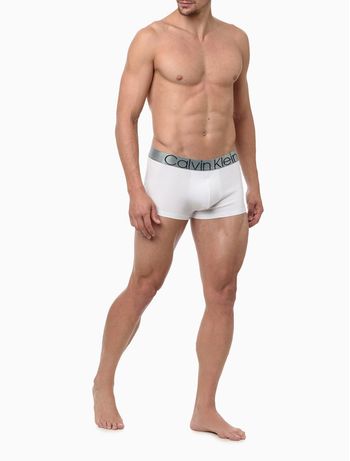 Cueca Masculina Low Rise Trunk Cotton Icon Calvin Klein Underwear - Branco M