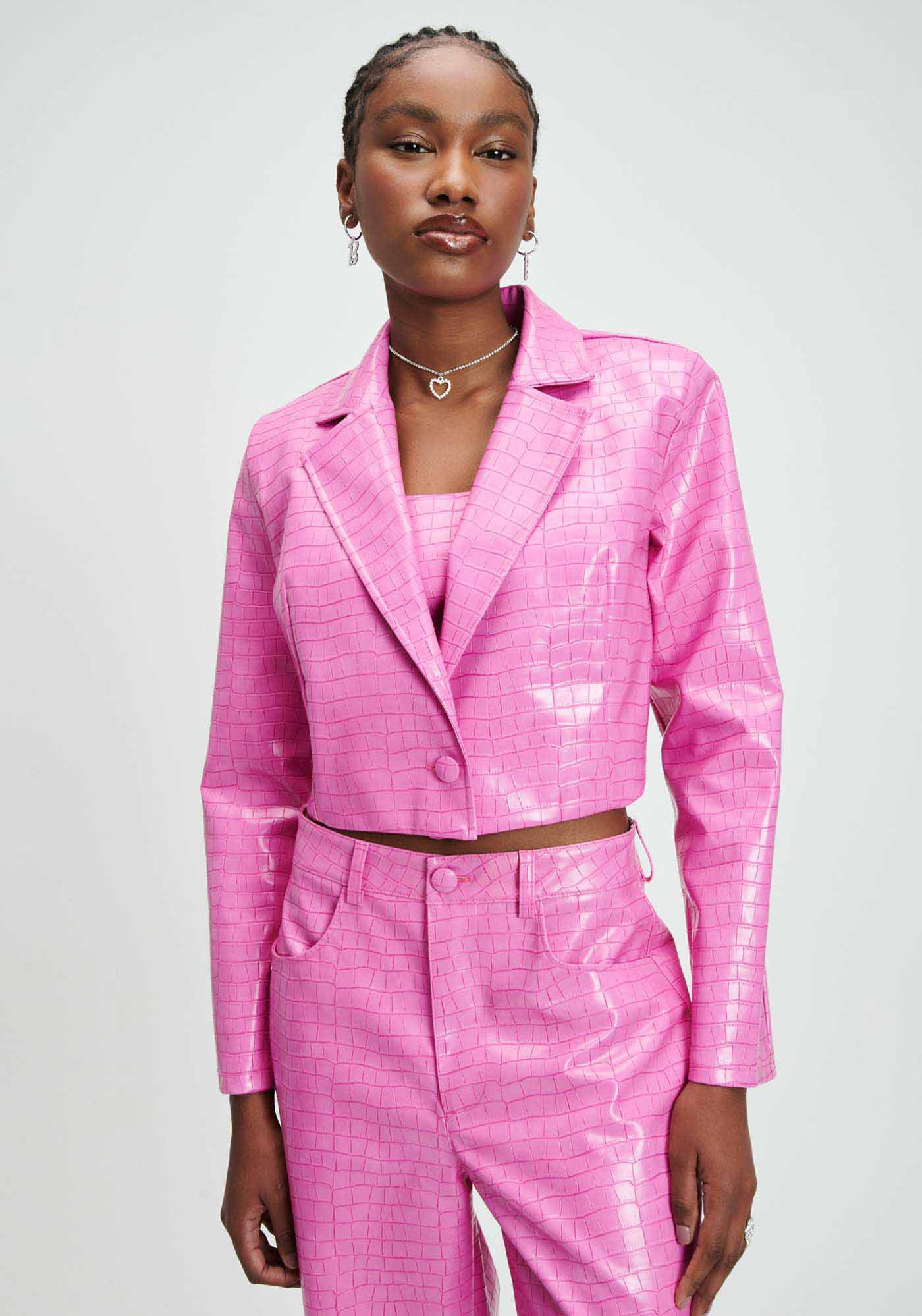 Blazer Cropped Barbie