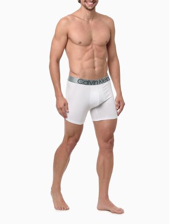 Cueca Masculina Boxer Cotton Icon Calvin Klein Underwear - Branco P