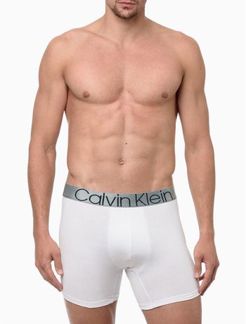 Cueca Masculina Boxer Cotton Icon Calvin Klein Underwear - Branco P