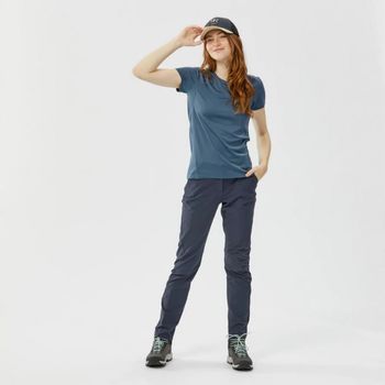 Calça Feminina de Trilha MH100 Quechua 38 (L31) / Azul