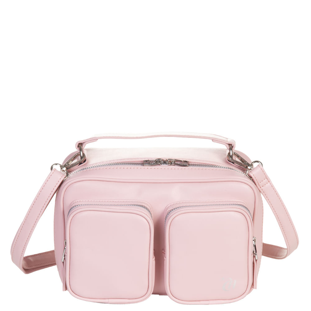 Bolsa Transversal Média Capricho Fashion Bags - Rosa