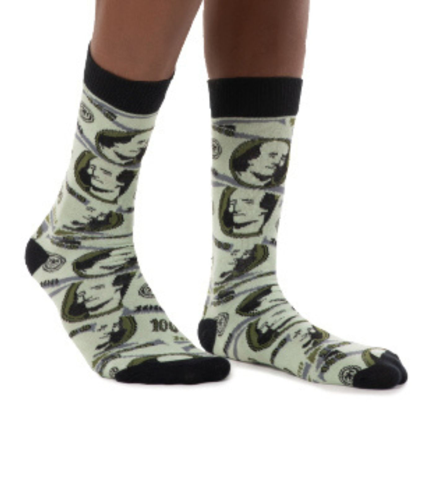 Meia Divertida Casual Masculina Cia da Meia Verde