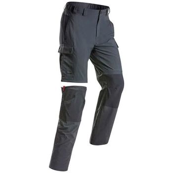 Calça Masculina Modulavél de Trekking Trek Forclaz Cinza 40 (L33) / Cinza