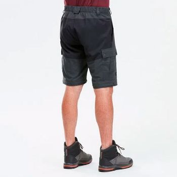 Calça Masculina Modulavél de Trekking Trek Forclaz Cinza 40 (L33) / Cinza