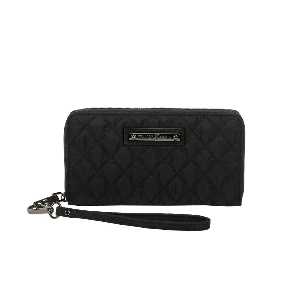 Carteira Ziper Grande Fellipe Krein Ss23 Fk653 - Preto