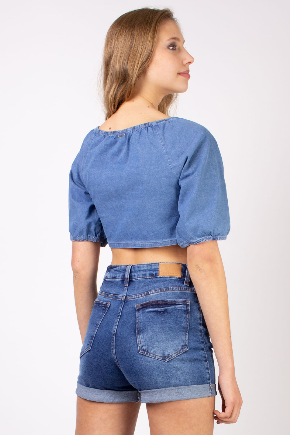 Shorts Jeans Aeropostale Feminino - aeropostalebrasil