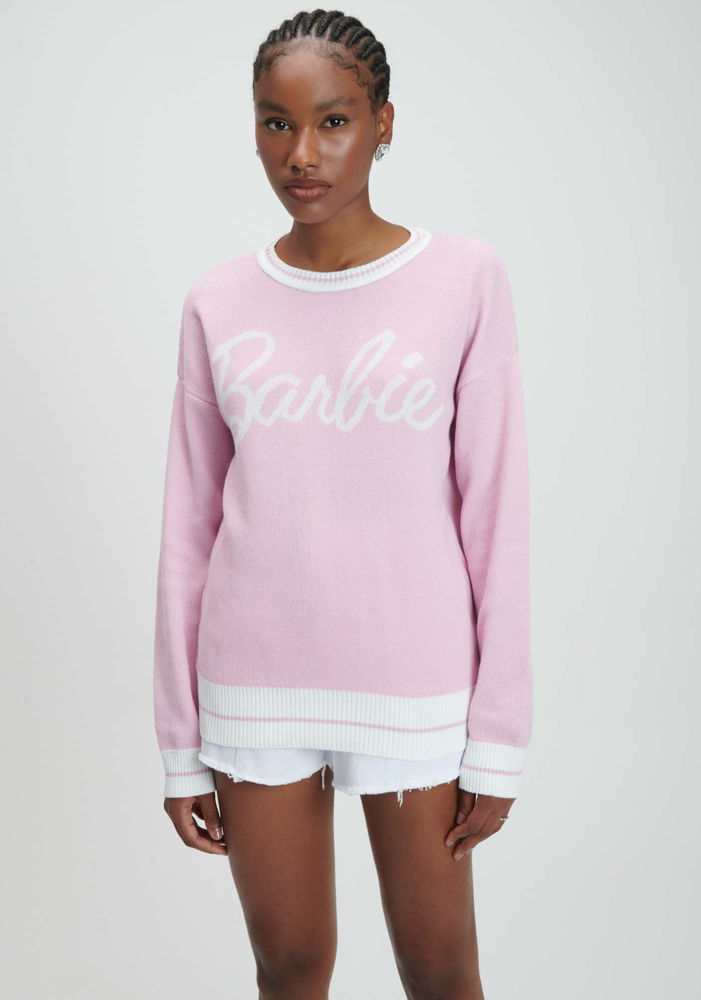 Blusa Tricot Alongada Barbie